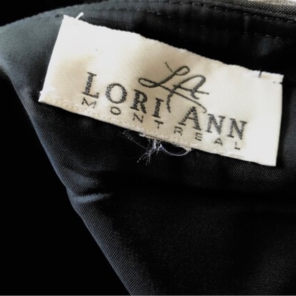 Vintage Evening Glam Wear, Palazzo Pants & Fitted Jacket Top, Black, Sz Medium - Picture 8 of 8